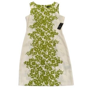 NWT Ronni Nicole Green/White Floral Print Dress is Beautiful 😍 Sz 12